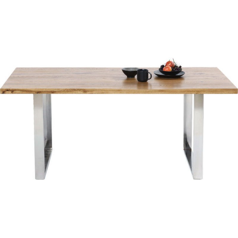 Table Jackie Oak Chrome 180x90